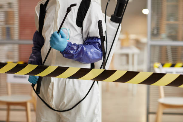 Professional Biohazard technician working in Bow, NH